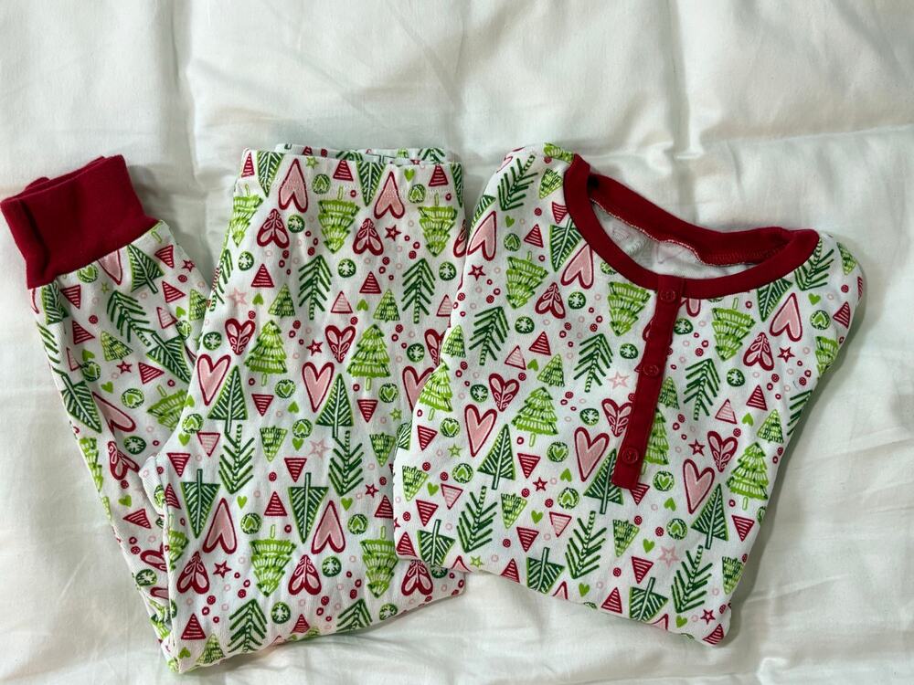 American Girl Blitty Baby Christmas Pajama Set Size 5 🎄❤️